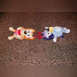 Bluey And Bingo Valentines Keychains